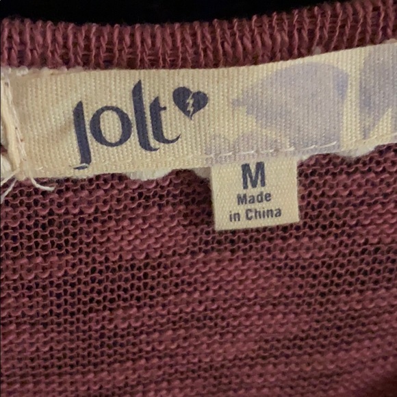 3/$20 - Jolt mauve lace soft sweater M - Picture 4 of 8